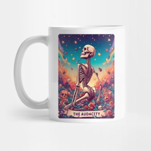 "The Audacity" Skeleton Tarot Card Mug